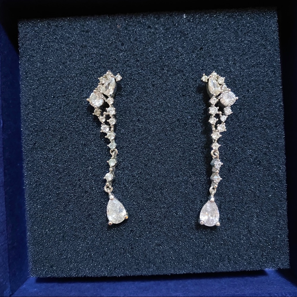 Rhinestone Drop Earrings
